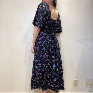 Vintage Plus Size Floral Dress
